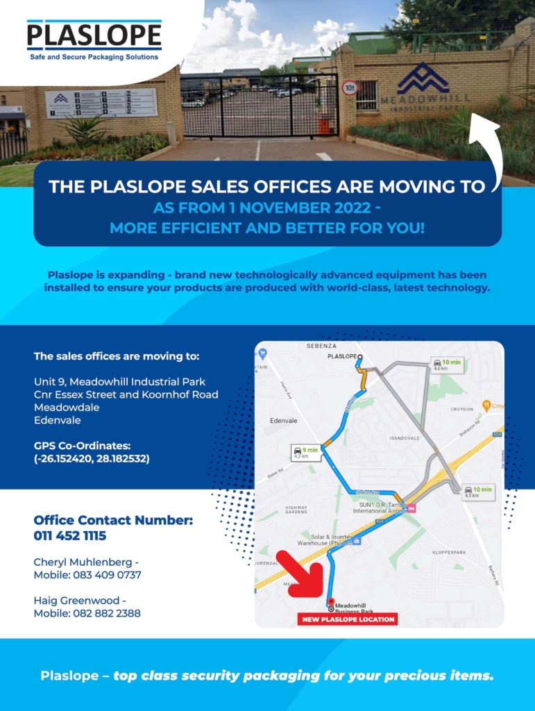 Plaslope address change notification